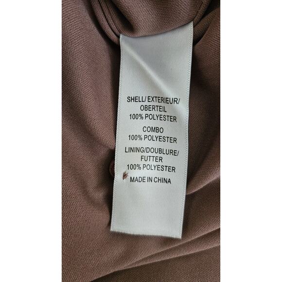 Adrianna Papell Pink Sheath Dress with Flutter Cap Sleeves - Picture 7 of 10